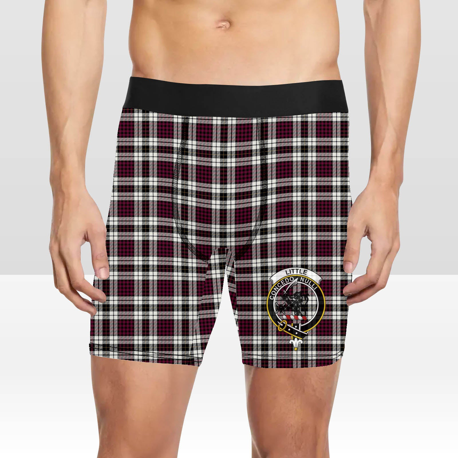 ScotsTee Shop Scottish Little Dress Modern Crest Tartan Boxer Shorts