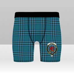 ScotsTee Shop Scottish Kelly Dress Modern Crest Tartan Boxer Shorts