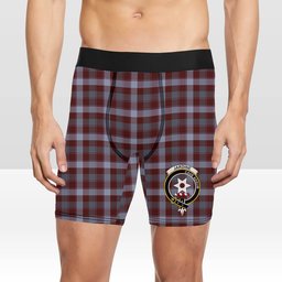 ScotsTee Shop Scottish Jardine of Castlemilk Modern Crest Tartan Boxer Shorts