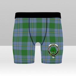 ScotsTee Shop Scottish Irvine of Bonshaw Ancient Crest Tartan Boxer Shorts