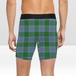 ScotsTee Shop Scottish Irvine of Bonshaw Ancient Crest Tartan Boxer Shorts