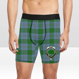 ScotsTee Shop Scottish Irvine of Bonshaw Ancient Crest Tartan Boxer Shorts