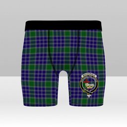 ScotsTee Shop Scottish MacDonald Lord of the Isles Hunting 2 Crest Tartan Boxer Shorts