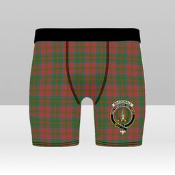 ScotsTee Shop Scottish MacDonald of Glencoe Ancient Crest Tartan Boxer Shorts