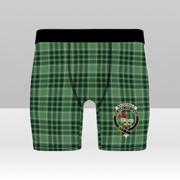 ScotsTee Shop Scottish MacDonald Lord of the Isles Hunting SC Crest Tartan Boxer Shorts
