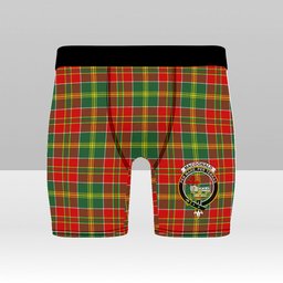 ScotsTee Shop Scottish MacDonald of Kingsburgh Modern Crest Tartan Boxer Shorts