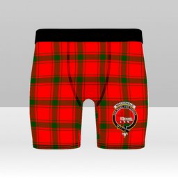 ScotsTee Shop Scottish MacDonald of Sleat SC Crest Tartan Boxer Shorts