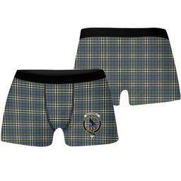 ScotsTee Shop Scottish MacDonell of Glengarry Dress Ancient Crest Tartan Boxer Shorts