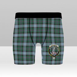 ScotsTee Shop Scottish Alexander of Menstry Hunting Crest Tartan Boxer Shorts