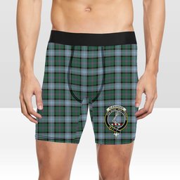 ScotsTee Shop Scottish Alexander of Menstry Hunting Crest Tartan Boxer Shorts