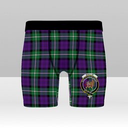 ScotsTee Shop Scottish Baillie Highland Society Ancient Crest Tartan Boxer Shorts