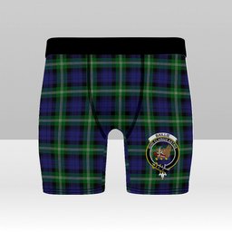 ScotsTee Shop Scottish Baillie of Polkemmet Crest Tartan Boxer Shorts