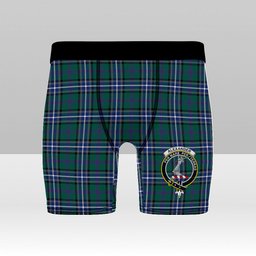 ScotsTee Shop Scottish Alexander of Menstry Hunting Modern Crest Tartan Boxer Shorts