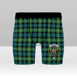 ScotsTee Shop Scottish Baillie of Polkemmet Ancient Crest Tartan Boxer Shorts