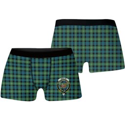 ScotsTee Shop Scottish Baillie of Polkemmet Ancient Crest Tartan Boxer Shorts