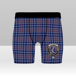 ScotsTee Shop Scottish Alexander of Menstry Modern Crest Tartan Boxer Shorts
