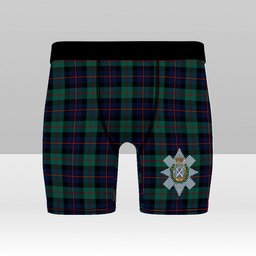 ScotsTee Shop Scottish Black Watch Coarse Kilt Modern Crest Tartan Boxer Shorts
