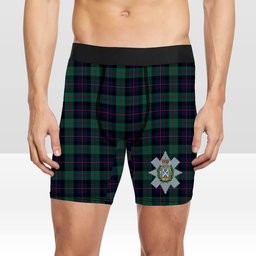 ScotsTee Shop Scottish Black Watch Coarse Kilt Modern Crest Tartan Boxer Shorts