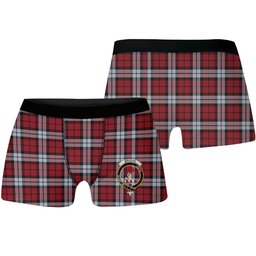ScotsTee Shop Scottish Brodie Dress Crest Tartan Boxer Shorts