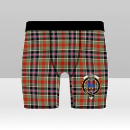 ScotsTee Shop Scottish Bruce of Kinnaird Ancient Crest Tartan Boxer Shorts