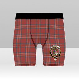ScotsTee Shop Scottish Burnett Hunting Ancient Crest Tartan Boxer Shorts
