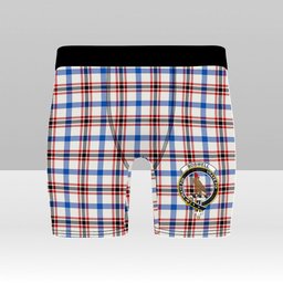 ScotsTee Shop Scottish Boswell Dress Modern Crest Tartan Boxer Shorts