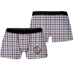 ScotsTee Shop Scottish Boswell Dress Modern Crest Tartan Boxer Shorts