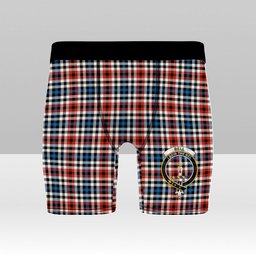 ScotsTee Shop Scottish Bell Border (Bell Southern Bell) Ancient Crest Tartan Boxer Shorts