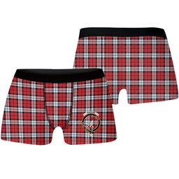 ScotsTee Shop Scottish Brodie Dress Modern Crest Tartan Boxer Shorts