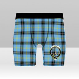 ScotsTee Shop Scottish Bell of the Borders Modern Crest Tartan Boxer Shorts