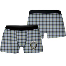 ScotsTee Shop Scottish Bell of the Borders SC Crest Tartan Boxer Shorts