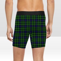 ScotsTee Shop Scottish Campbell of Breadalbane 2 Crest Tartan Boxer Shorts