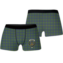 ScotsTee Shop Scottish Cameron of Lochiel Hunting Crest Tartan Boxer Shorts