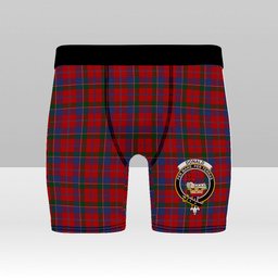 ScotsTee Shop Scottish Donald of Glenaladale Crest Tartan Boxer Shorts