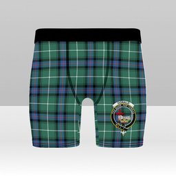 ScotsTee Shop Scottish Donald of the Isles Hunting Ancient Crest Tartan Boxer Shorts