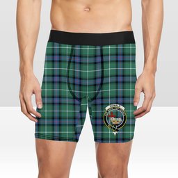 ScotsTee Shop Scottish Donald of the Isles Hunting Ancient Crest Tartan Boxer Shorts