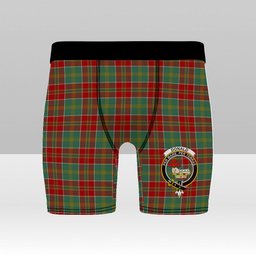 ScotsTee Shop Scottish Donald of Kingsburgh Crest Tartan Boxer Shorts