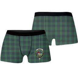 ScotsTee Shop Scottish Donald Lord of the Isles Hunting Modern Crest Tartan Boxer Shorts