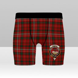 ScotsTee Shop Scottish Donald of Staffa_s Sett Crest Tartan Boxer Shorts