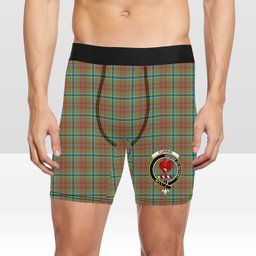 ScotsTee Shop Scottish Currie of Arran Ancient Clan Crest Tartan Boxer Shorts