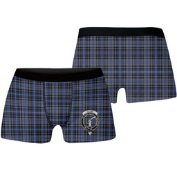 ScotsTee Shop Scottish Clark Crest Tartan Boxer Shorts