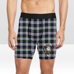 ScotsTee Shop Scottish Campbell of Cawdor Dress Crest Tartan Boxer Shorts