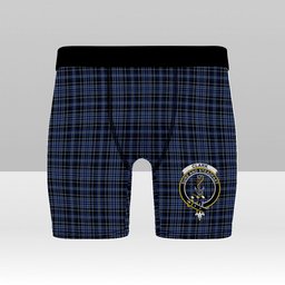 ScotsTee Shop Scottish Clark (Clergy) Modern Clan Crest Tartan Boxer Shorts
