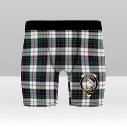 ScotsTee Shop Scottish Campbell of Cawdor Dress Modern Crest Tartan Boxer Shorts