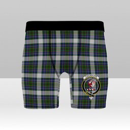 ScotsTee Shop Scottish Cockburn of Ormiston Dress Crest Tartan Boxer Shorts