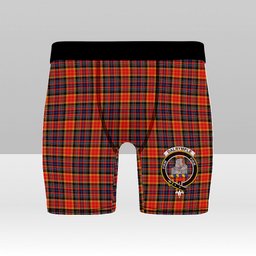 ScotsTee Shop Scottish Dalrymple of Castleton Modern Crest Tartan Boxer Shorts