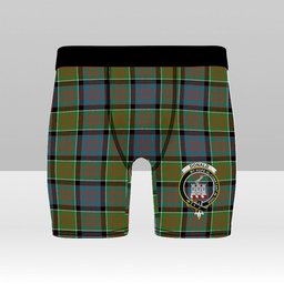 ScotsTee Shop Scottish Donald of Clan Ranald Ancient Crest Tartan Boxer Shorts