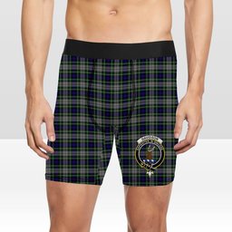 ScotsTee Shop Scottish Davidson of Tulloch Dress Crest Tartan Boxer Shorts