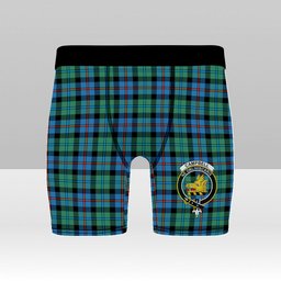 ScotsTee Shop Scottish Campbel of Cawdor Ancient Crest Tartan Boxer Shorts