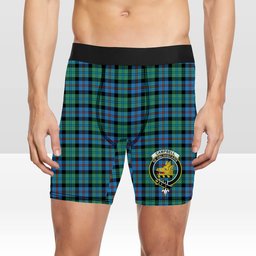ScotsTee Shop Scottish Campbel of Cawdor Ancient Crest Tartan Boxer Shorts